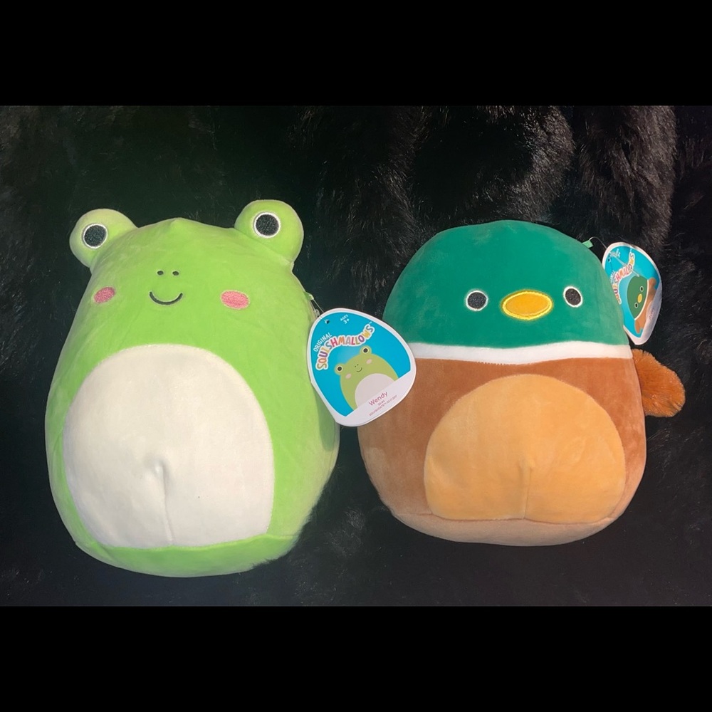 8” Wendy and Avery Squishmallow PLUS an additional Mystery Squishmallow